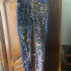 Sparkly Multicolor Kids Leggings
